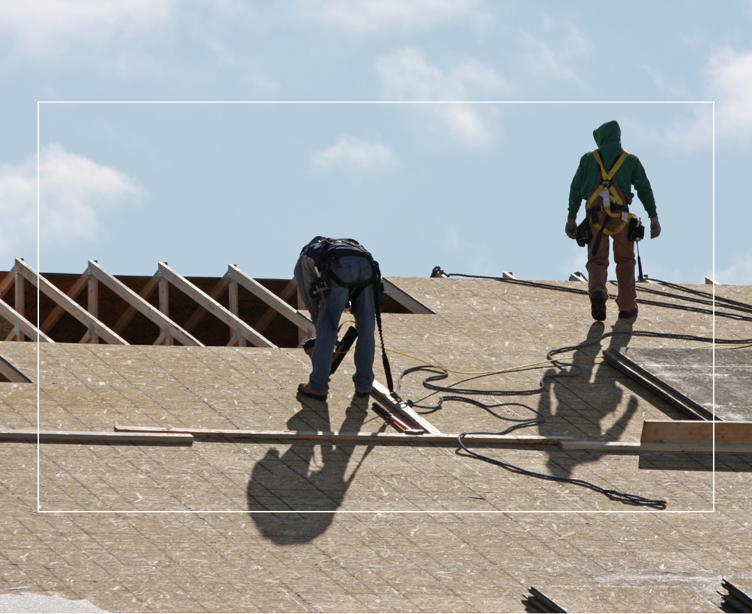 Roofing work